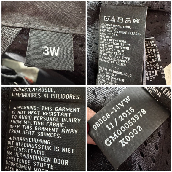 Harley-Davidson Triple Vent Motorcycle Jacket 3X - Picture 10 of 11